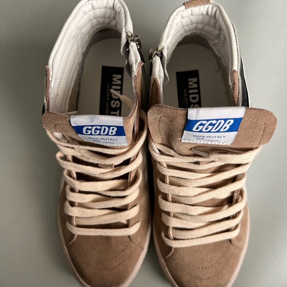 Men's Slide with leopard print pony skin star and black flash - Picture 3 of 5